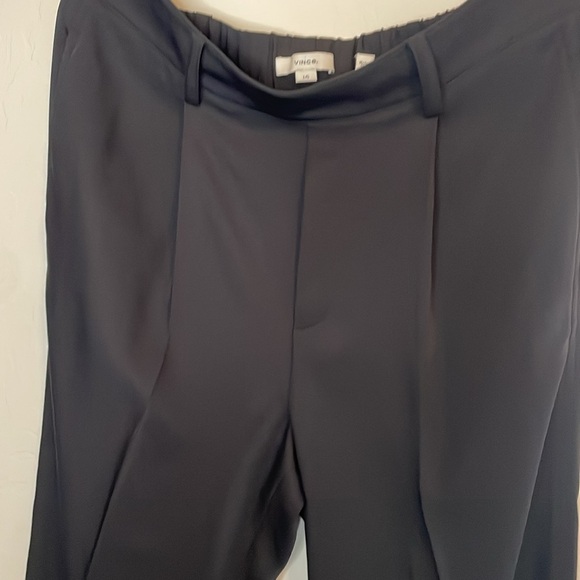 Vince Tapered Black Pull On Pant - Retail $325 Black Size Large - Picture 4 of 8